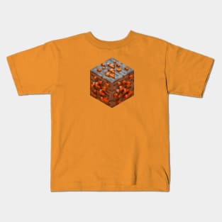 Block Iron Ore 3D Kids T-Shirt